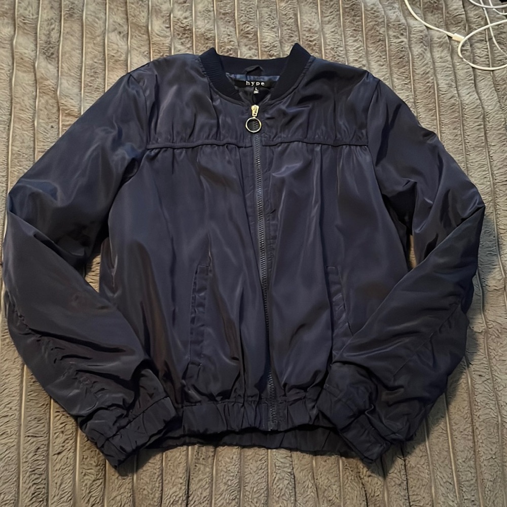 Hype cute dark blue jacket